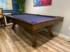 olhausen laguna pool table matte pecan showroom 3