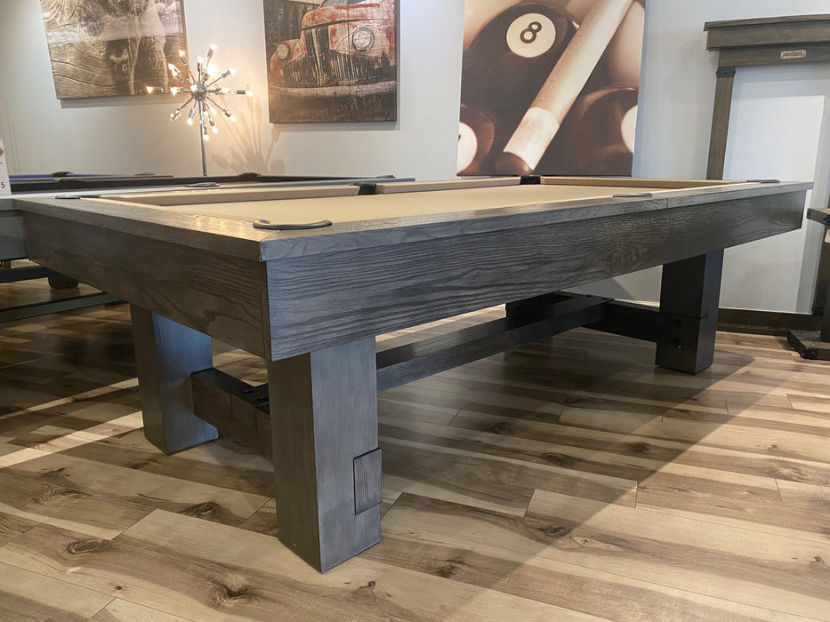 plank and hide montana pool table charcoal