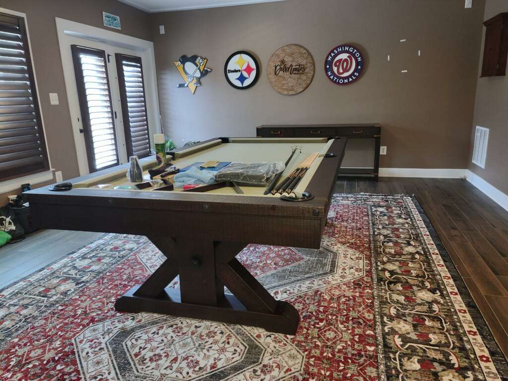Plank and Hide Otis Pool Table