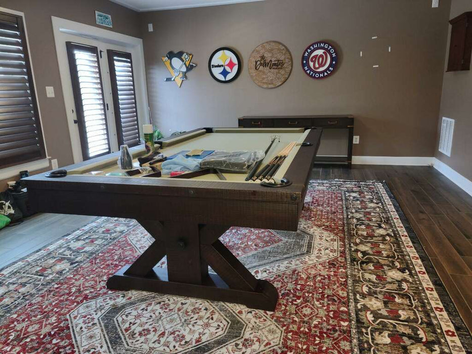 Plank and Hide Otis Pool Table