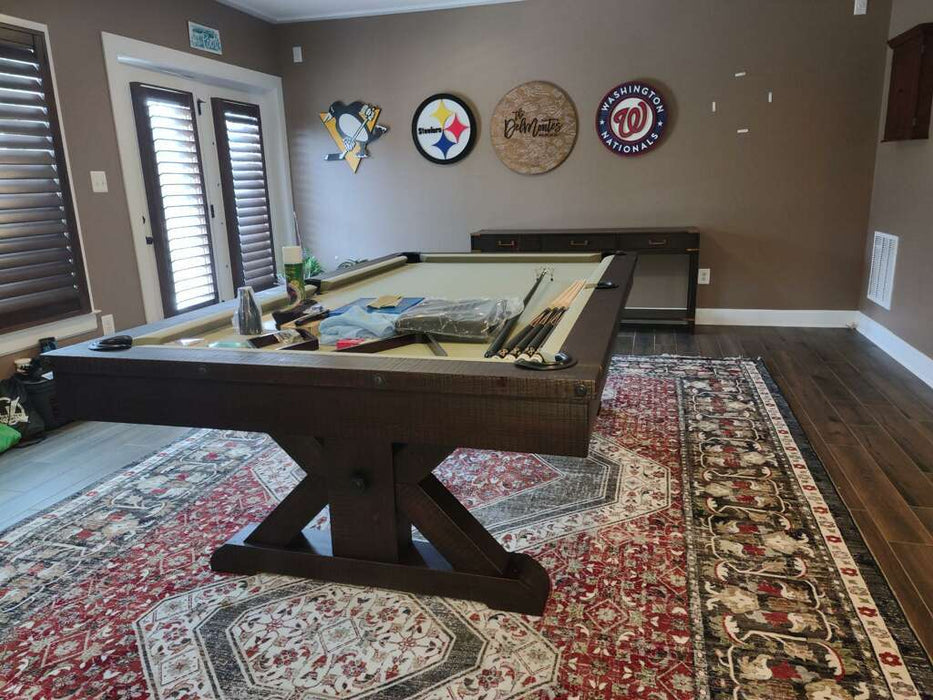 Plank and Hide Otis Pool Table Including Installation
