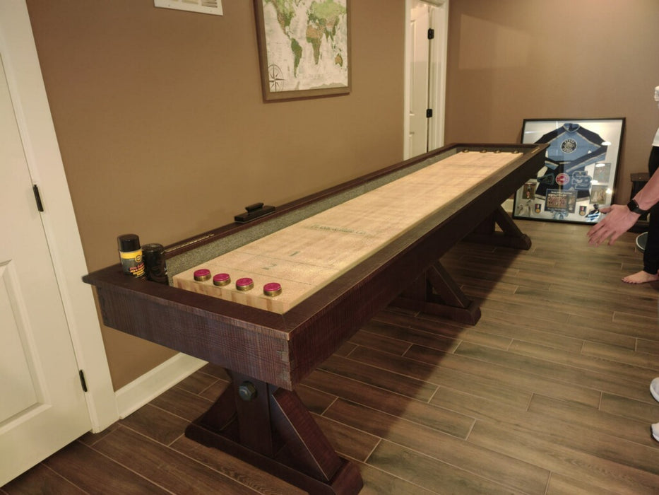 Plank and Hide Otis Shuffleboard Table Including Installation