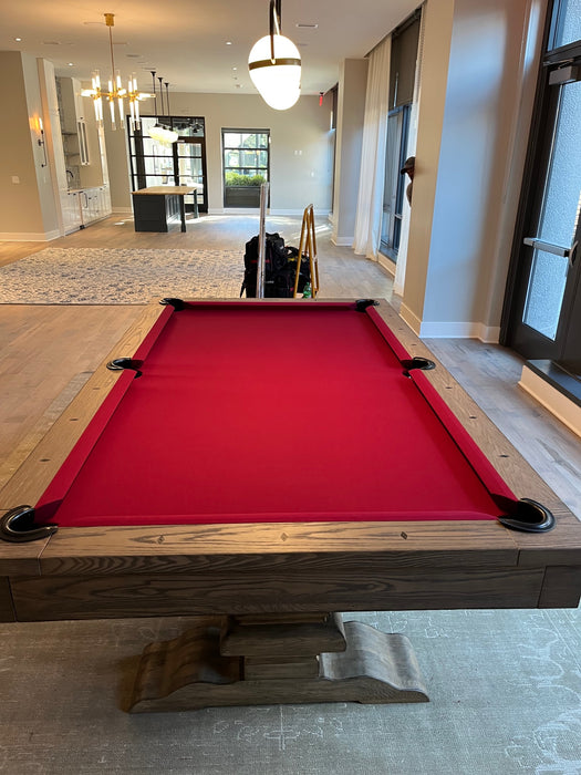 beaumont pool table silvered oak finish hotel