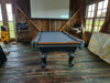 olhausen ellianna pool table rustic party barn