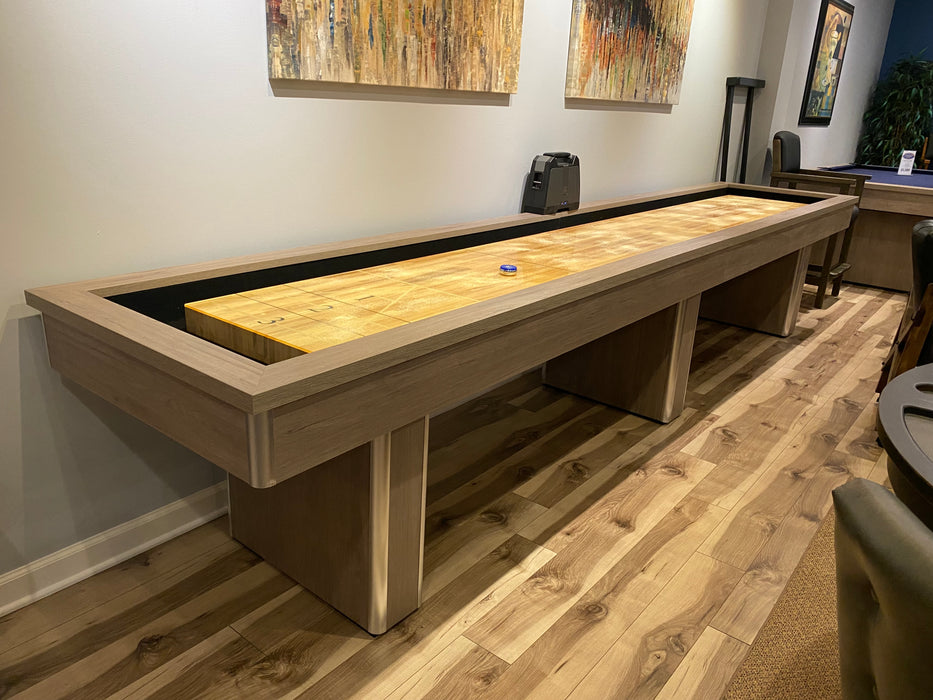 Olhausen Regent shufflboard table showroom