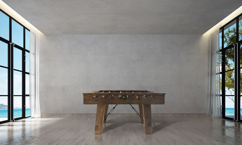 Isaac foosball table silvered ash stock room