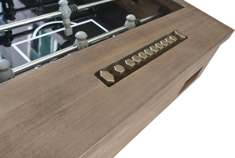 Isaac foosball table silvered ash scorers