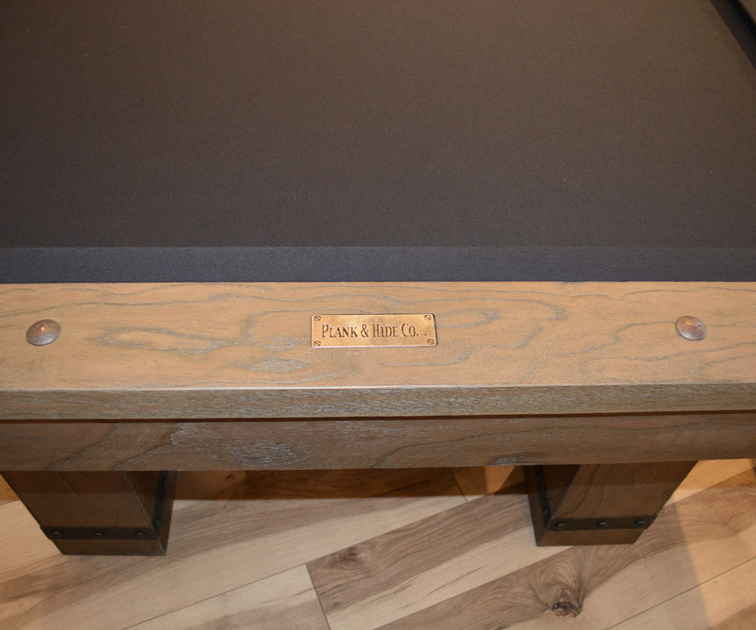 Plank and Hide Morse Pool Table