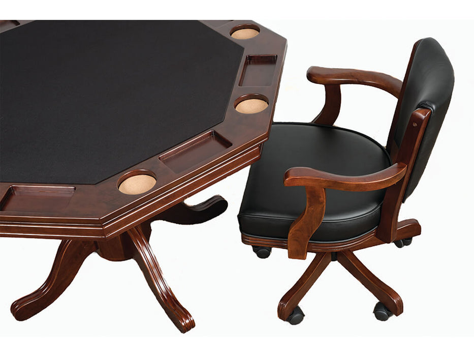 Presidential Octagonal Poker Dining Game Table