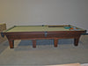 olhausen classic 12' snooker table traditional mahogany side