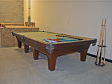 olhausen classic 12' snooker table traditional mahogany