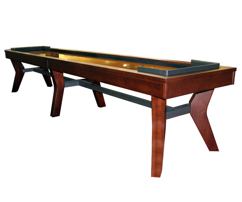 Olhausen Laguna Shuffleboard Table matte traditional mahogany
