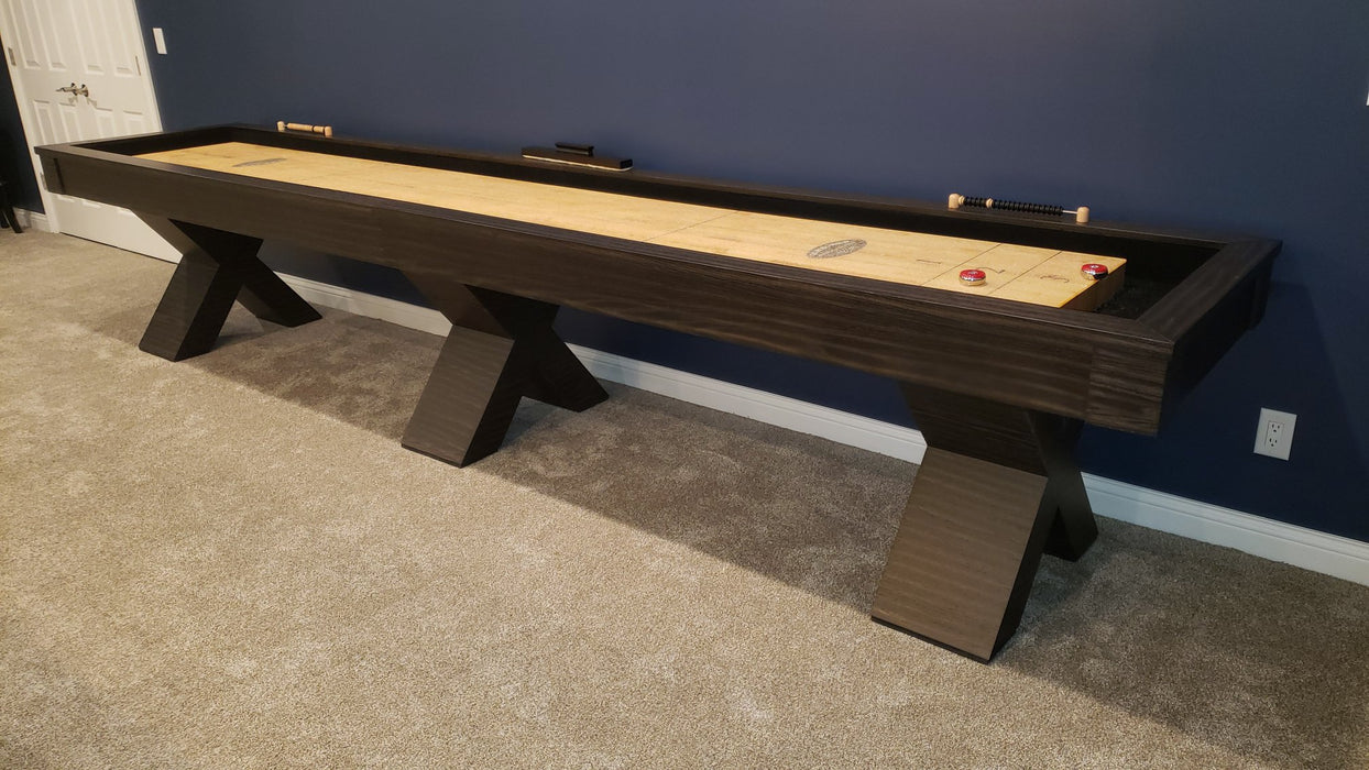 Olhausen Encore Shuffleboard Table charcoal finish