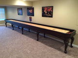 Eclipse shuffleboard Heritage Cherry with Eclipse spoon legs