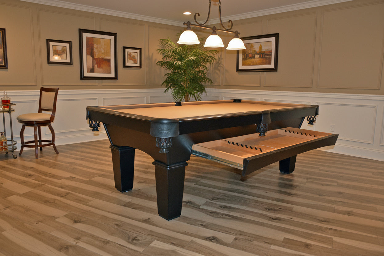 Olhausen Annabelle Pool Table – Robbies Billiards & Game Room Design