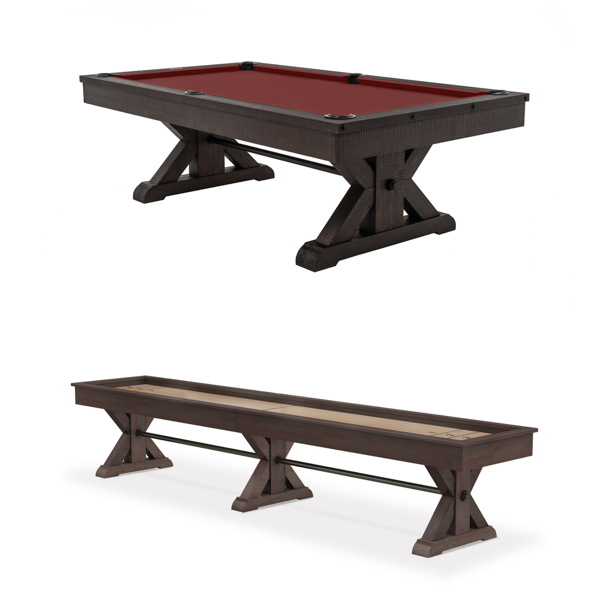 Plank and Hide Otis Shuffleboard Table