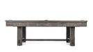 Plank and hide hamilton pool table weathered grey finish edge