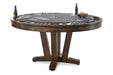 california house petaluma poker game table medium brown finish