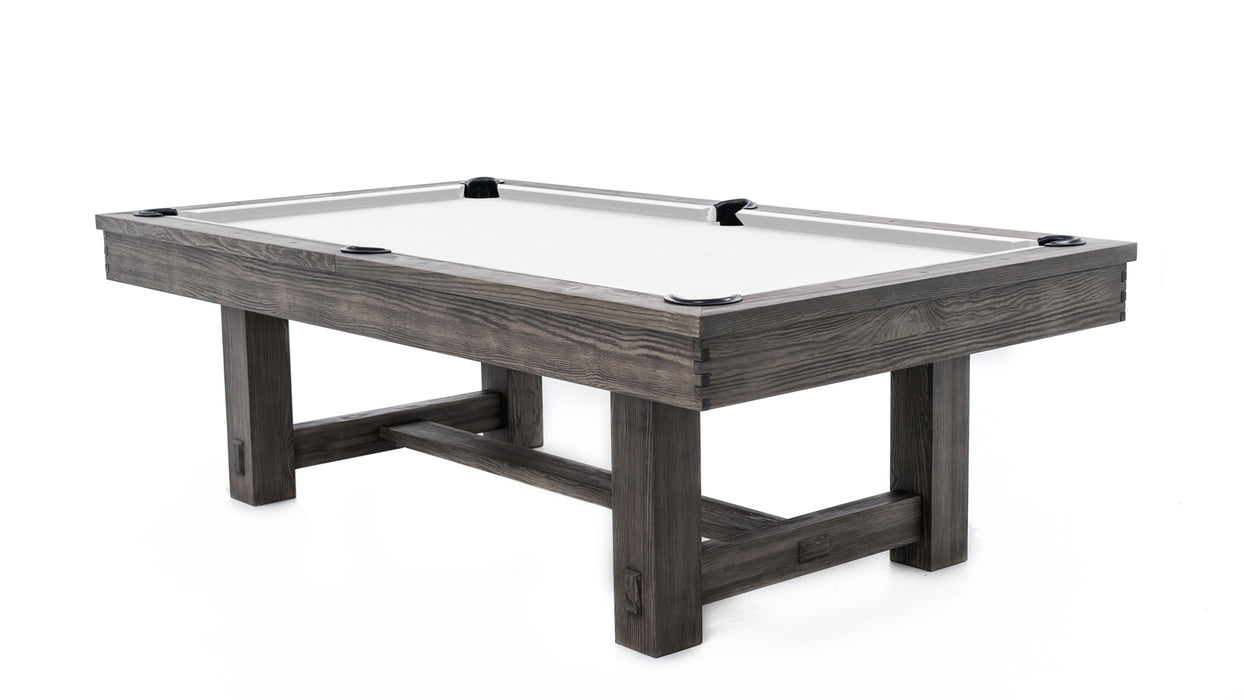 Plank and hide hamilton pool table weathered grey finish