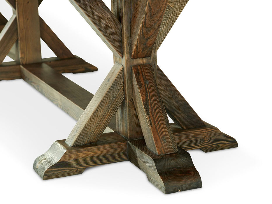 Plank and Hide Thomas Shuffleboard Table leg