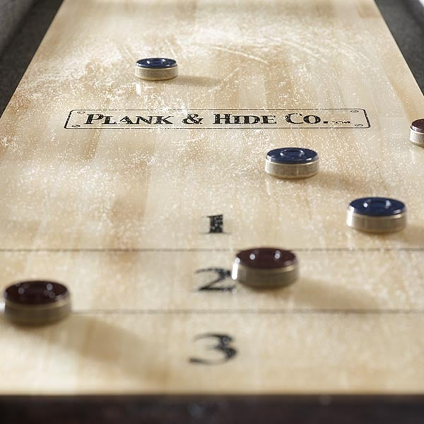 Plank and Hide Isaac Shuffleboard Table