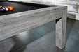 Brunswick Sanibel pool table rustic grey edge