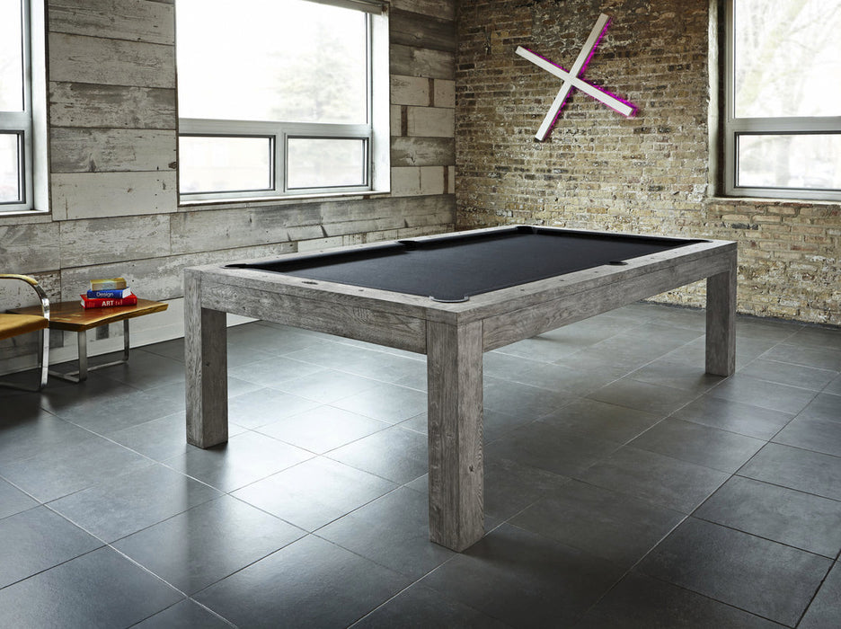 Brunswick Sanibel pool table rustic grey main