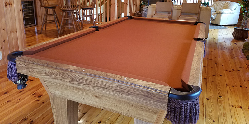 olhausen sheraton oak pool table main