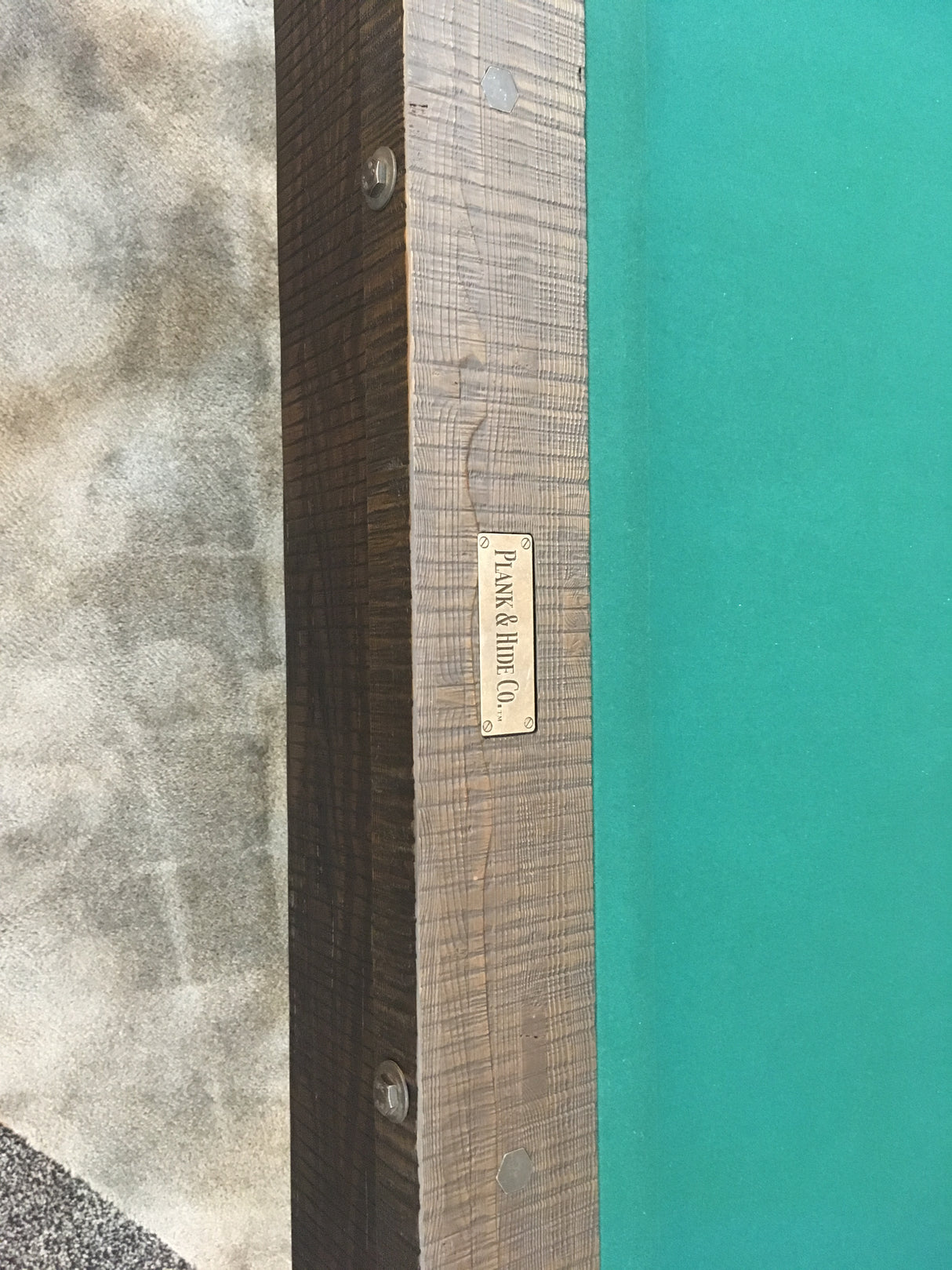 Plank and Hide Otis Pool Table