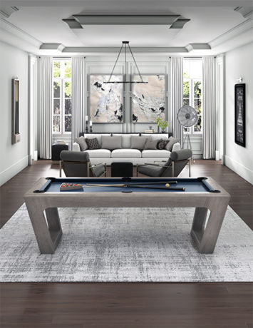 california house tahoe pool table room setting