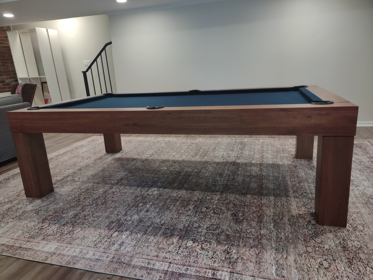 American heritage alta pool table walnut room side