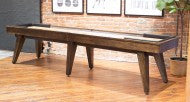 Austin Shuffleboard table in showroom