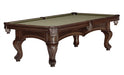 brunswick sutton pool table espresso stock