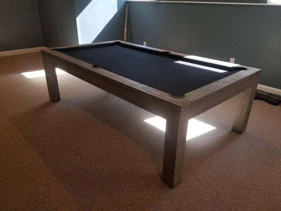 Brunswick Sanibel pool table rustic grey room 3