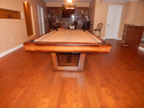 california house city pool table hi low finish end