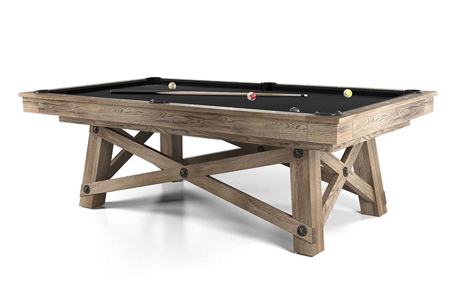 california house loft pool table stock mystic oak
