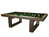 bridge pool table walnut stock