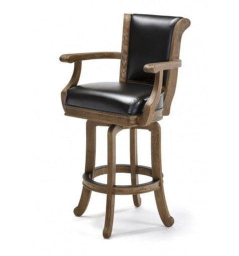 brunswick centennial classic bar stool rustic dark brown stock