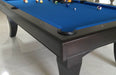 olhausen chicago pool table modern rail option detail