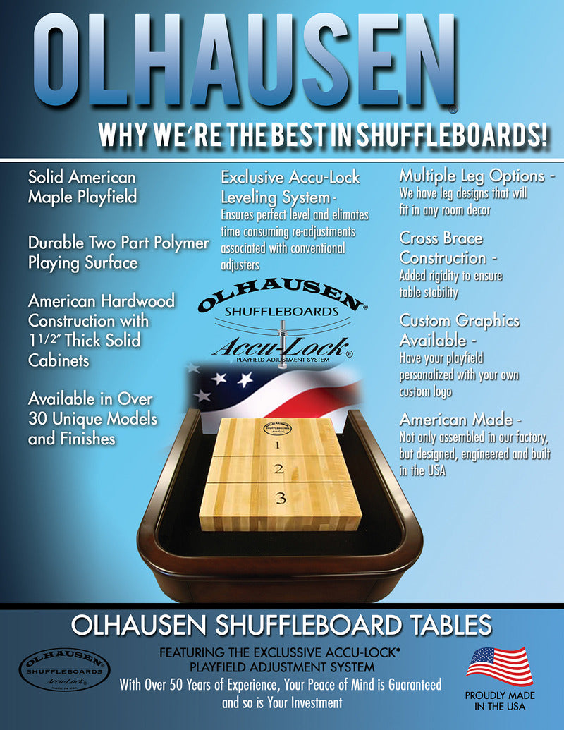 Olhausen Railyard Shuffleboard Table