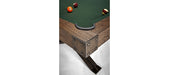 Brunswick Dameron pool table metal corner