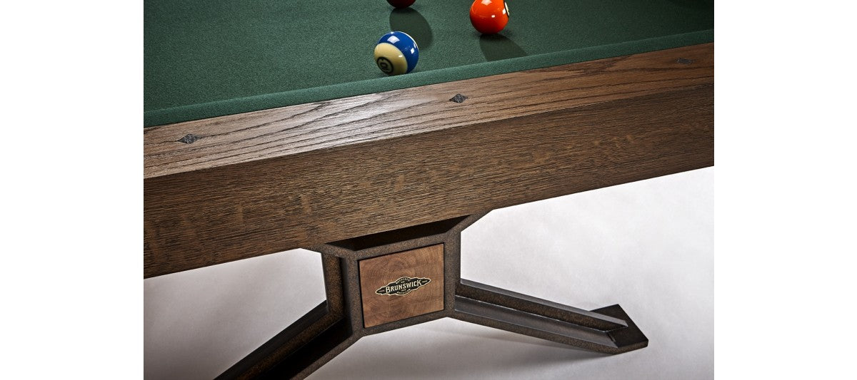 Brunswick Dameron pool table end rail