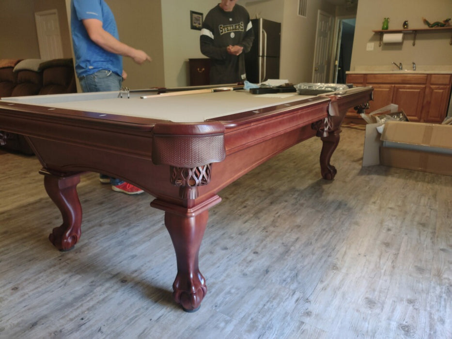 Olhausen Gabriel pool table traditional mahogany finish in room 2021