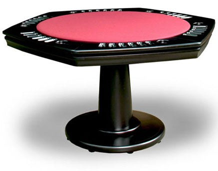 california house glen ellen poker game table stock hexagon