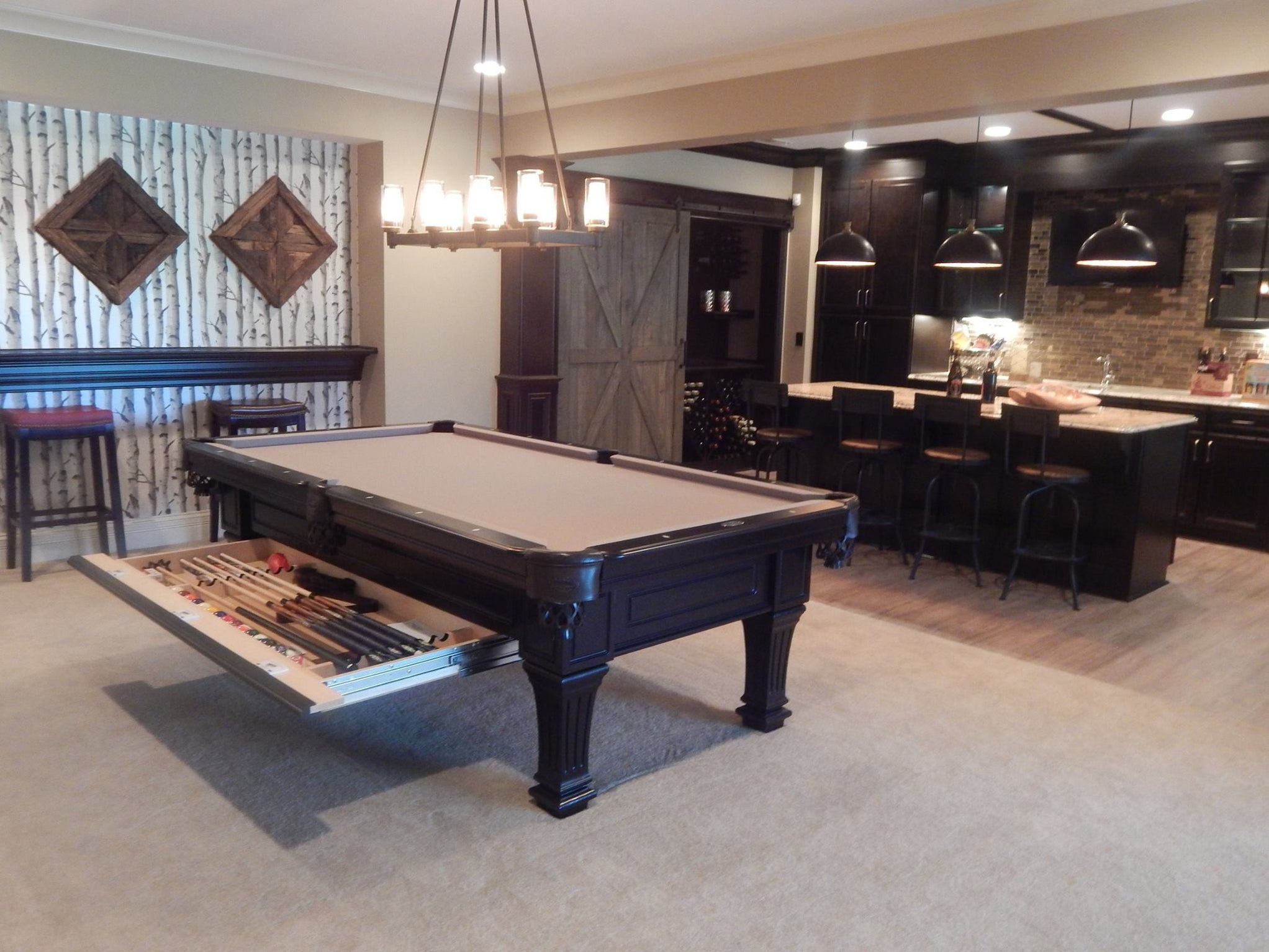 Olhausen Hampton Pool Table — Robbies Billiards & Game Room Design