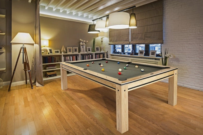 Brunswick Hickory pool table stock