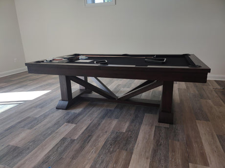 Plank and hide lucas pool table room 2
