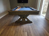 Otis pool table weathered grey finish option 2