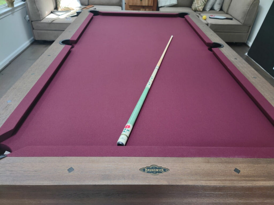 Brunswick botanic pool table finish