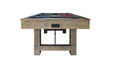 Isaac air hockey table end view stock